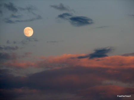 Moonrise over Mesa Verde
